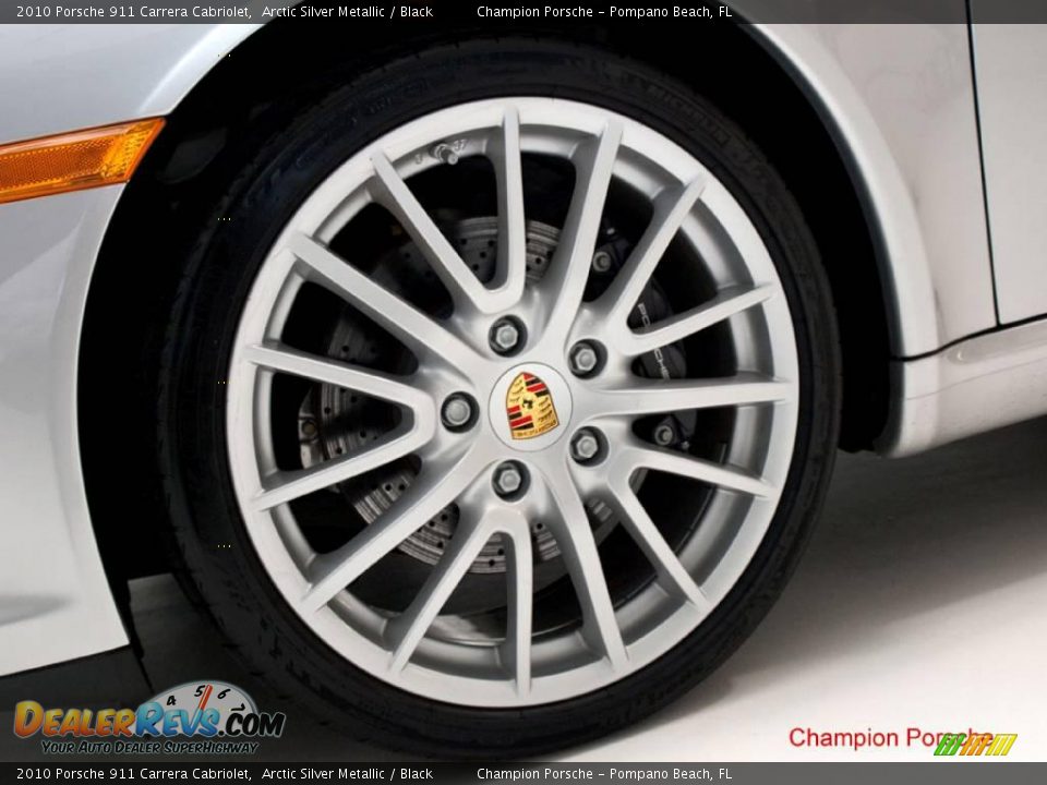 2010 Porsche 911 Carrera Cabriolet Arctic Silver Metallic / Black Photo #18