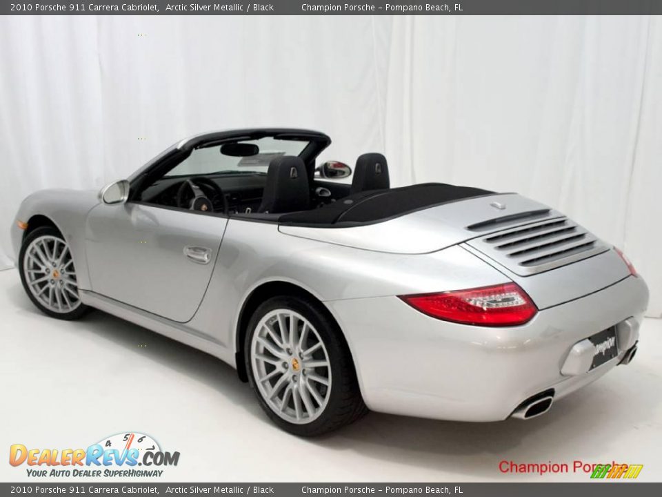 2010 Porsche 911 Carrera Cabriolet Arctic Silver Metallic / Black Photo #19