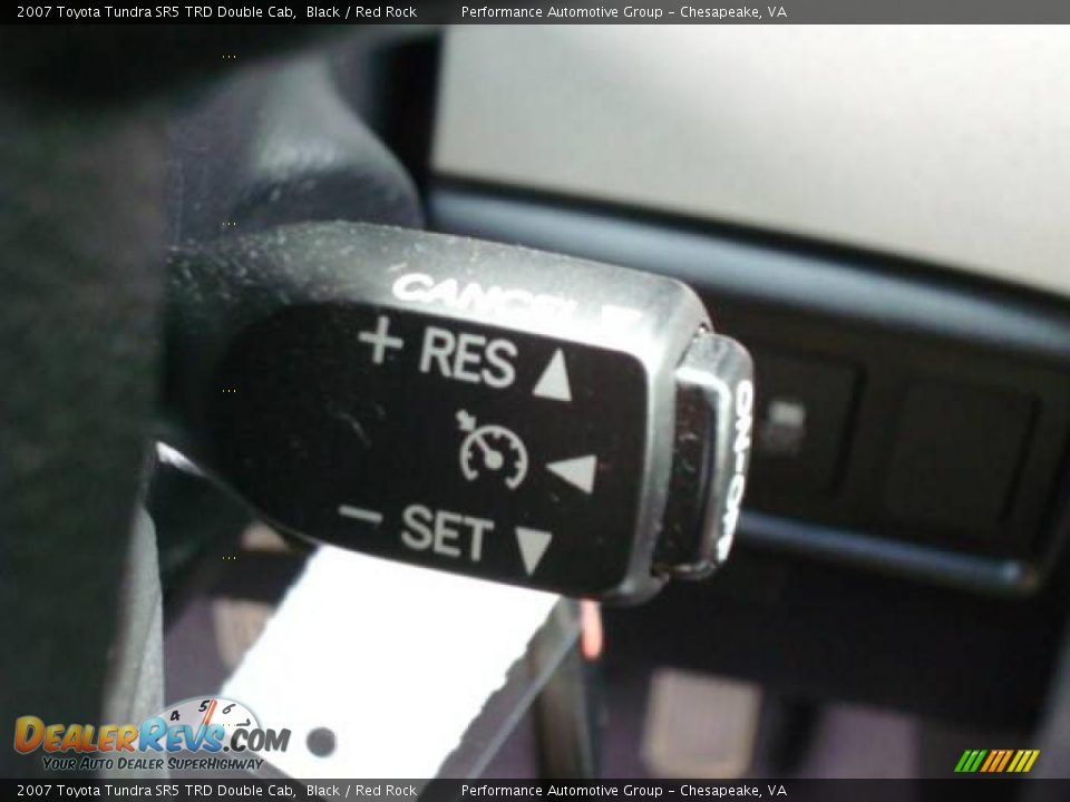 2007 Toyota Tundra SR5 TRD Double Cab Black / Red Rock Photo #28