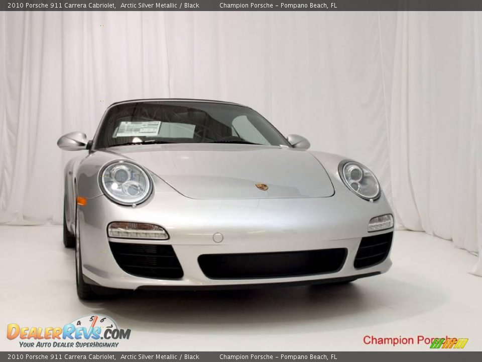 2010 Porsche 911 Carrera Cabriolet Arctic Silver Metallic / Black Photo #20