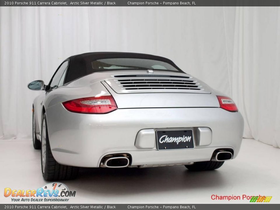 2010 Porsche 911 Carrera Cabriolet Arctic Silver Metallic / Black Photo #21