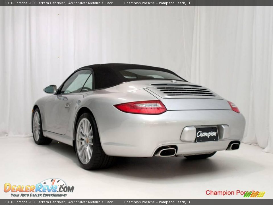 2010 Porsche 911 Carrera Cabriolet Arctic Silver Metallic / Black Photo #22