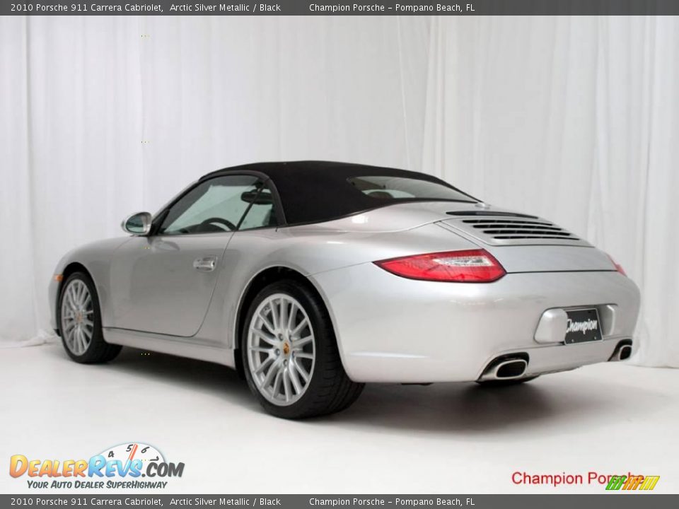 2010 Porsche 911 Carrera Cabriolet Arctic Silver Metallic / Black Photo #23
