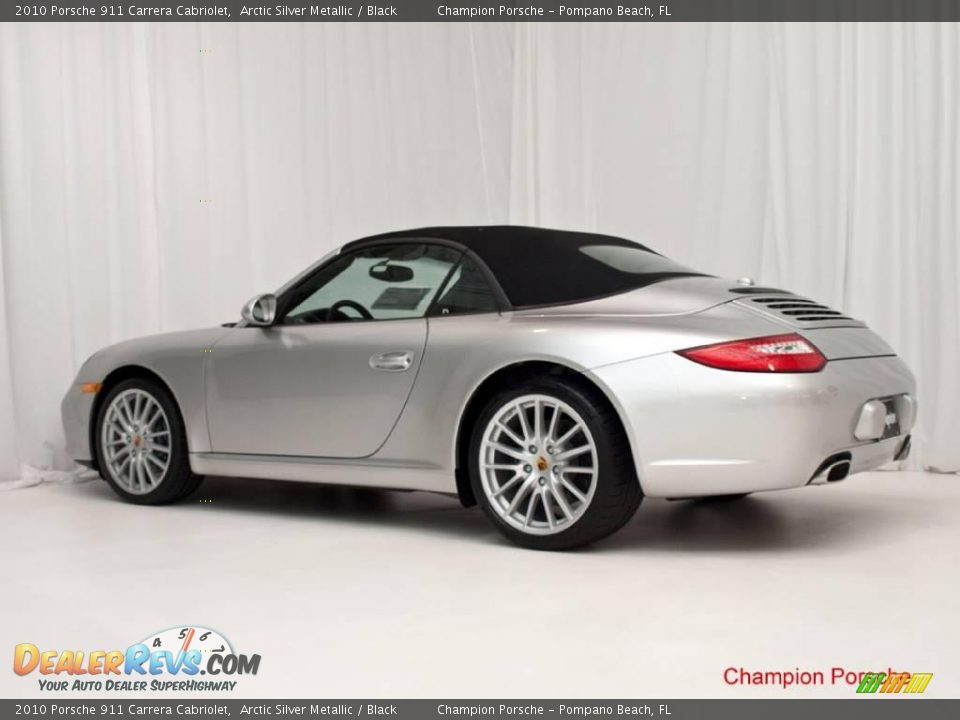 2010 Porsche 911 Carrera Cabriolet Arctic Silver Metallic / Black Photo #24