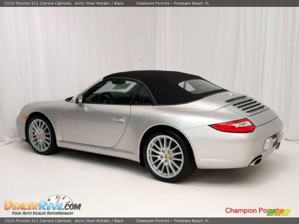 2010 Porsche 911 Carrera Cabriolet Arctic Silver Metallic / Black Photo #25
