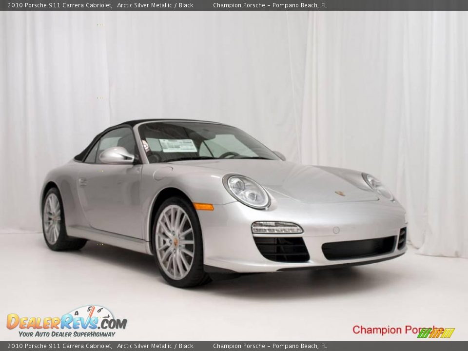 2010 Porsche 911 Carrera Cabriolet Arctic Silver Metallic / Black Photo #26