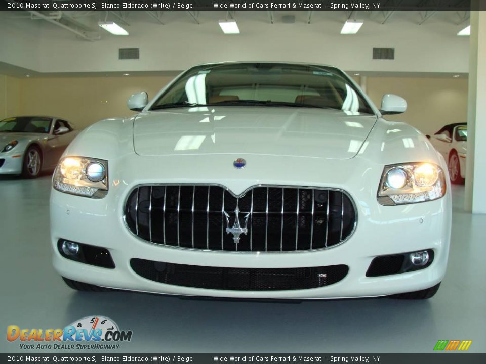 2010 Maserati Quattroporte S Bianco Eldorado (White) / Beige Photo #2