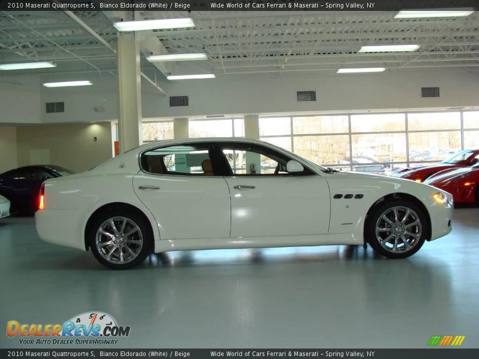 2010 Maserati Quattroporte S Bianco Eldorado (White) / Beige Photo #4