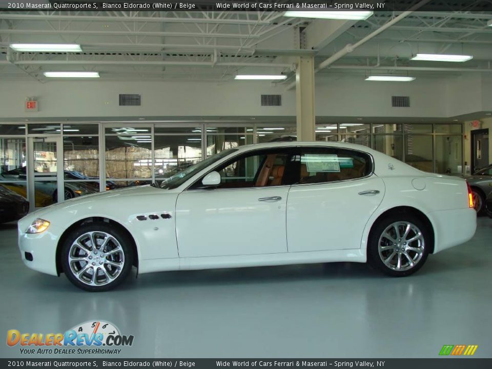 2010 Maserati Quattroporte S Bianco Eldorado (White) / Beige Photo #8