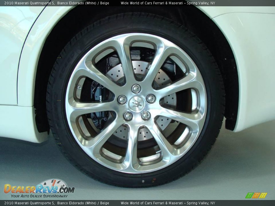 2010 Maserati Quattroporte S Bianco Eldorado (White) / Beige Photo #9