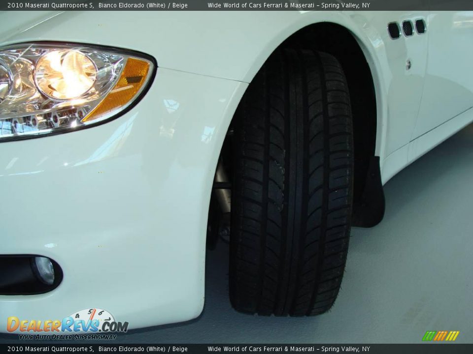 2010 Maserati Quattroporte S Bianco Eldorado (White) / Beige Photo #10