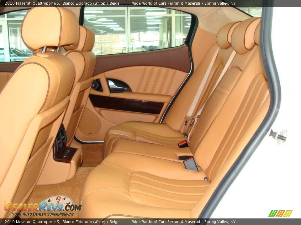 2010 Maserati Quattroporte S Bianco Eldorado (White) / Beige Photo #11