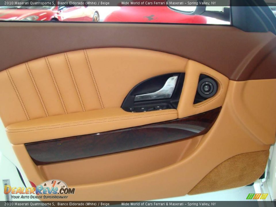 2010 Maserati Quattroporte S Bianco Eldorado (White) / Beige Photo #13