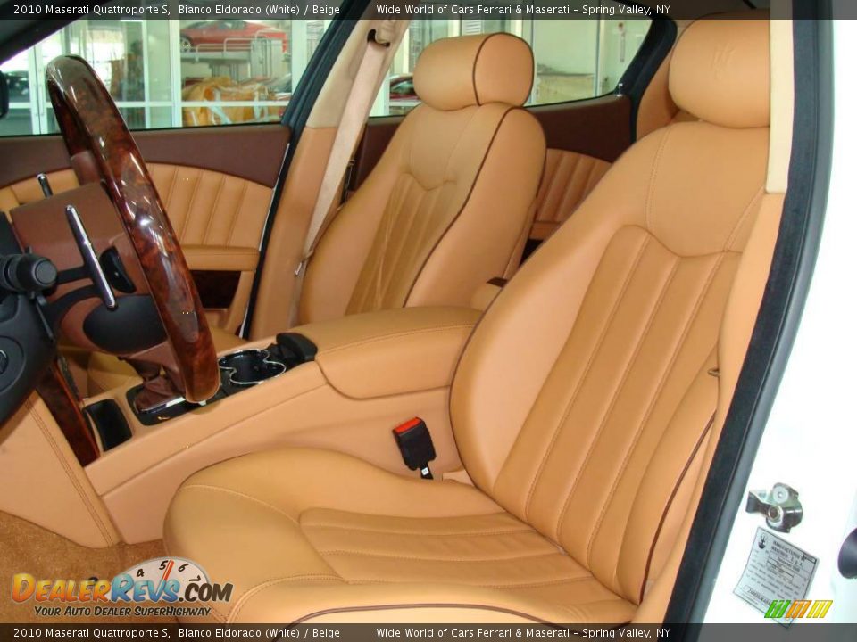 2010 Maserati Quattroporte S Bianco Eldorado (White) / Beige Photo #15
