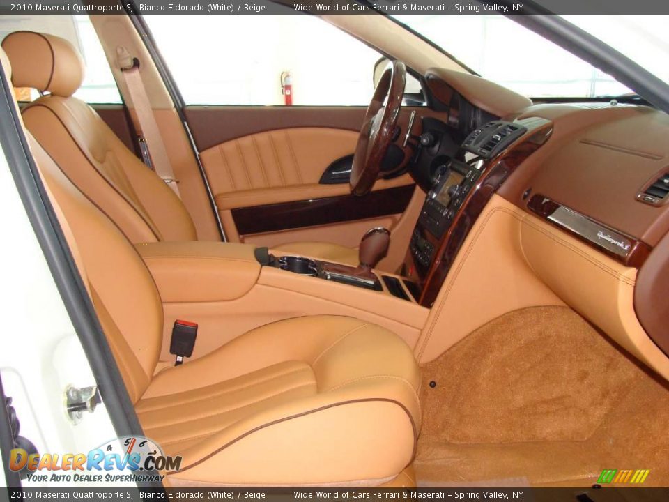2010 Maserati Quattroporte S Bianco Eldorado (White) / Beige Photo #16