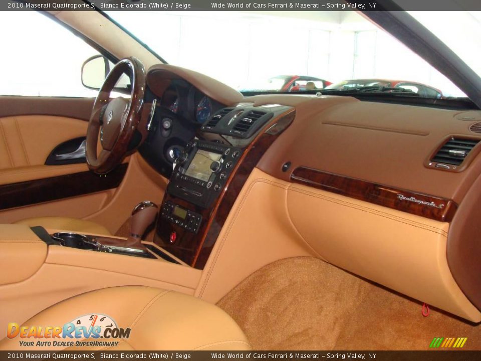 2010 Maserati Quattroporte S Bianco Eldorado (White) / Beige Photo #17