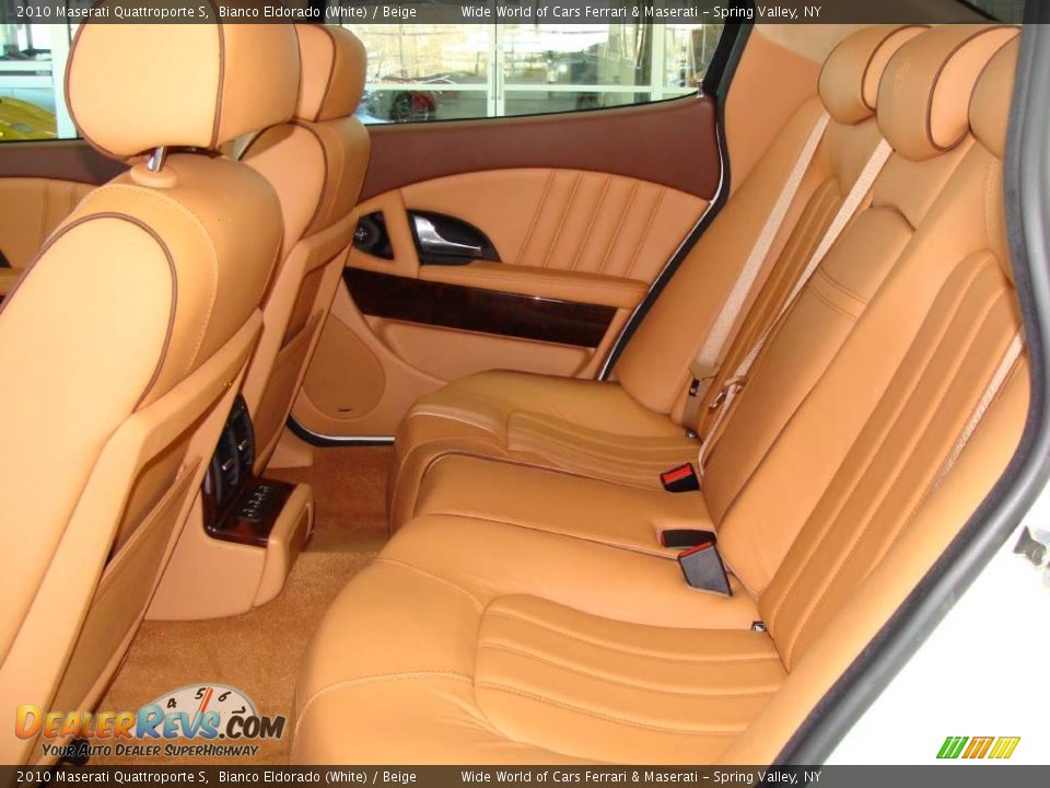 2010 Maserati Quattroporte S Bianco Eldorado (White) / Beige Photo #19