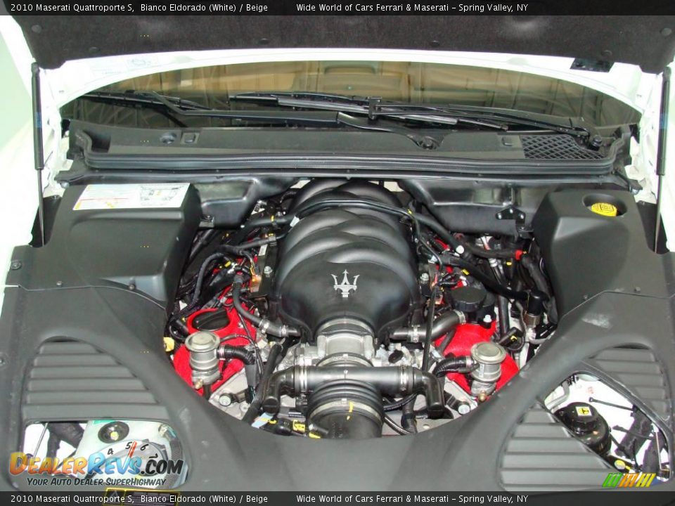 2010 Maserati Quattroporte S Bianco Eldorado (White) / Beige Photo #25