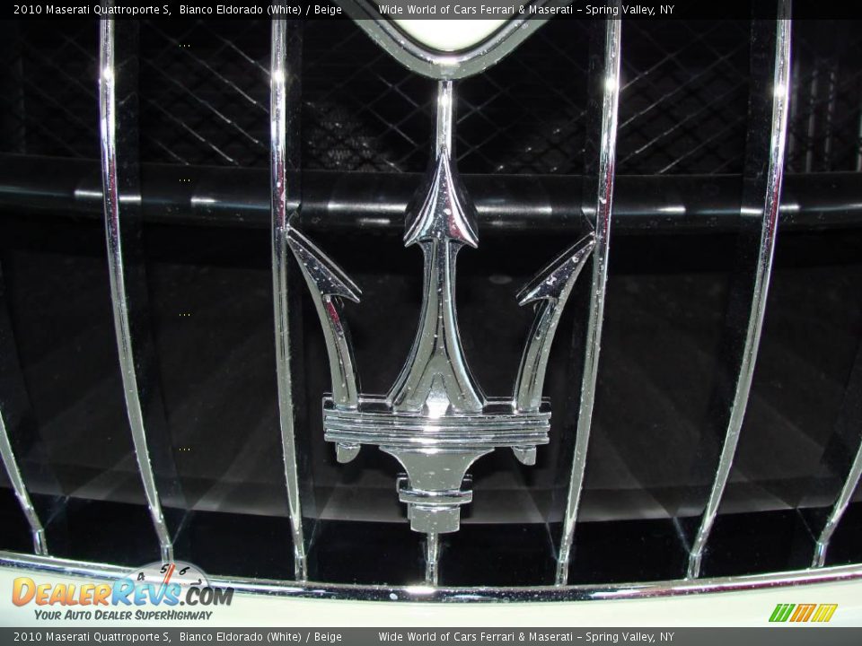 2010 Maserati Quattroporte S Bianco Eldorado (White) / Beige Photo #26