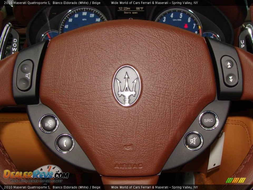 2010 Maserati Quattroporte S Bianco Eldorado (White) / Beige Photo #28