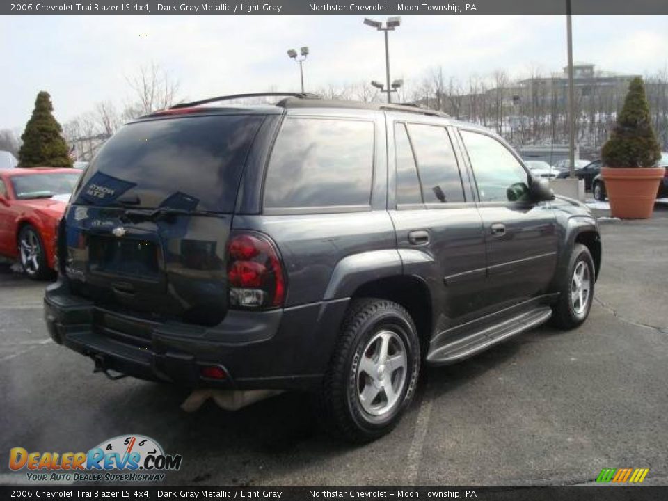 2006 Chevrolet TrailBlazer LS 4x4 Dark Gray Metallic / Light Gray Photo #3