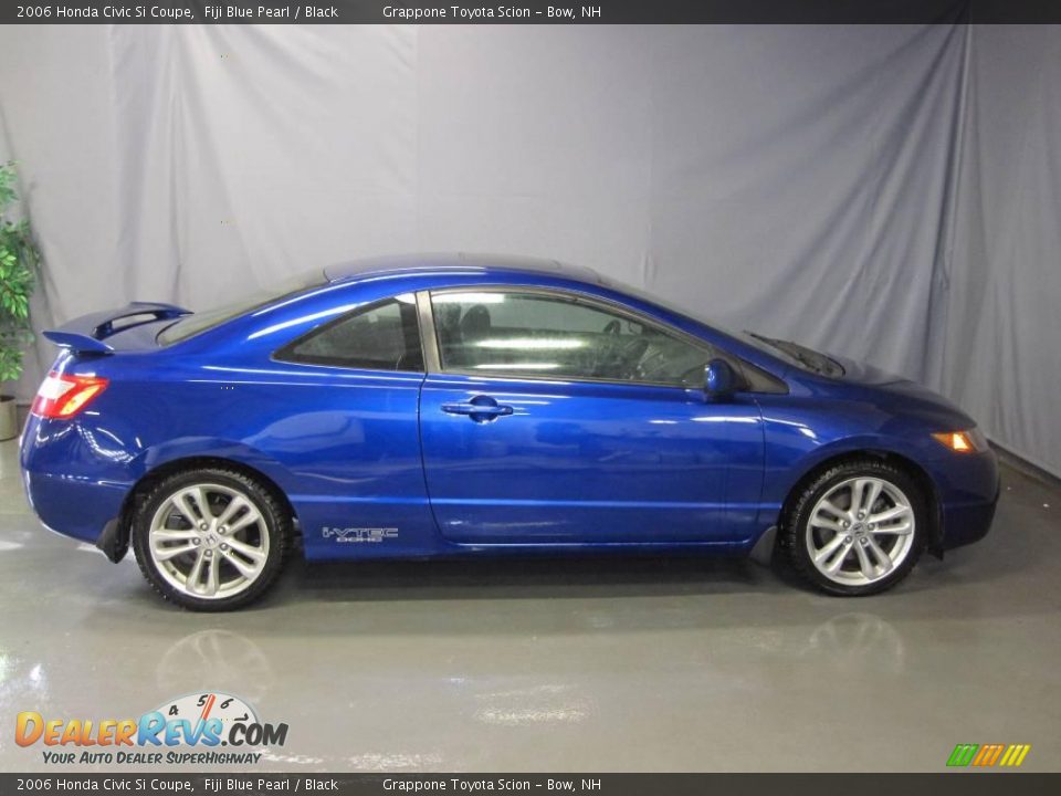 2006 Honda Civic Si Coupe Fiji Blue Pearl / Black Photo #4