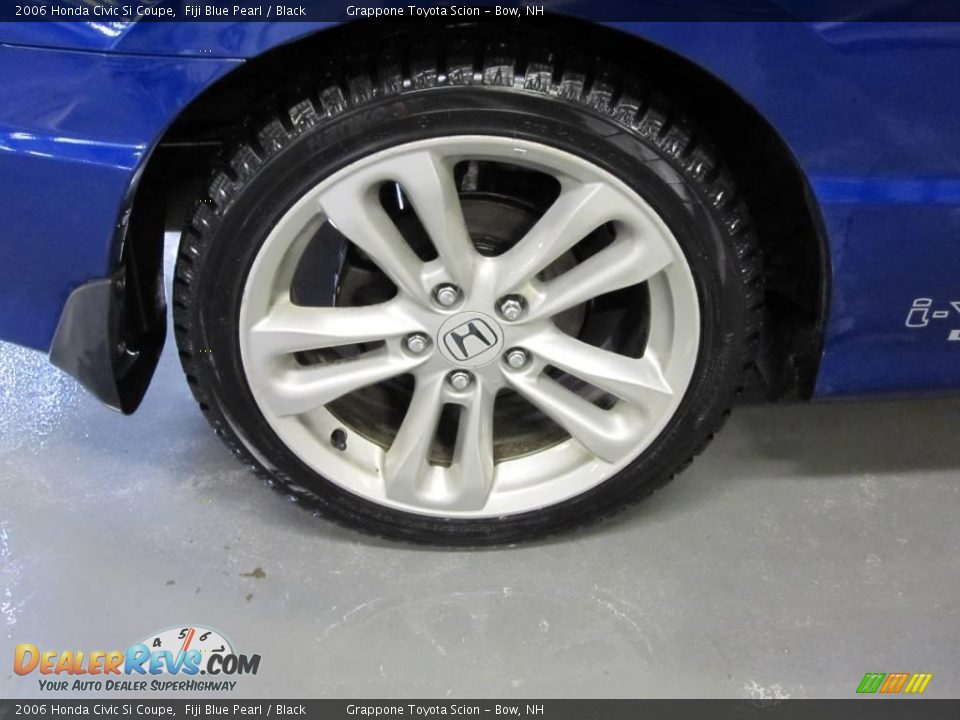 2006 Honda Civic Si Coupe Fiji Blue Pearl / Black Photo #5