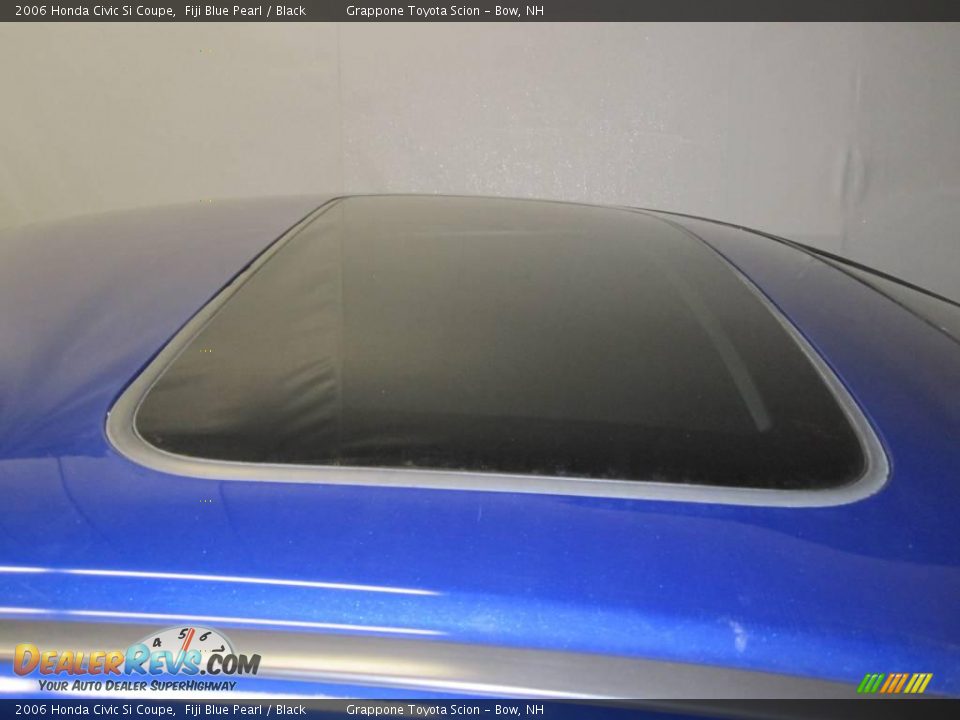 2006 Honda Civic Si Coupe Fiji Blue Pearl / Black Photo #6