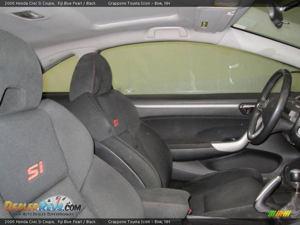 2006 Honda Civic Si Coupe Fiji Blue Pearl / Black Photo #7