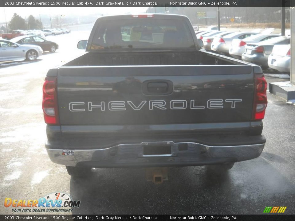 2003 Chevrolet Silverado 1500 Regular Cab 4x4 Dark Gray Metallic / Dark Charcoal Photo #3