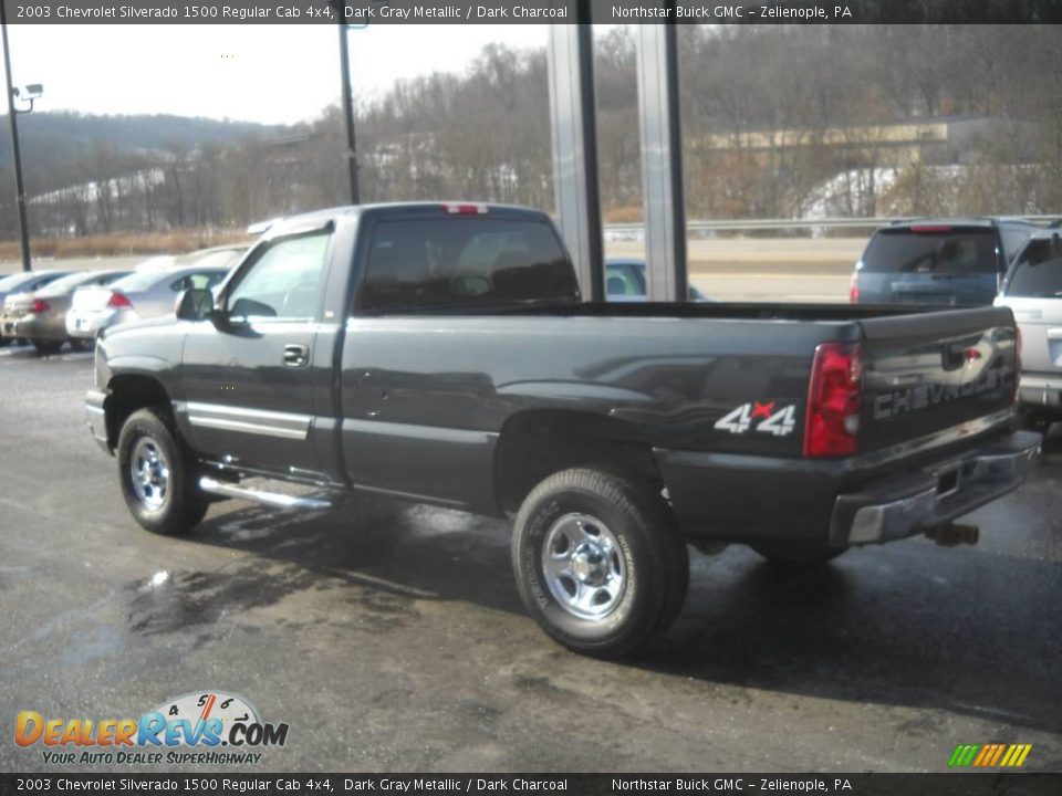 2003 Chevrolet Silverado 1500 Regular Cab 4x4 Dark Gray Metallic / Dark Charcoal Photo #4