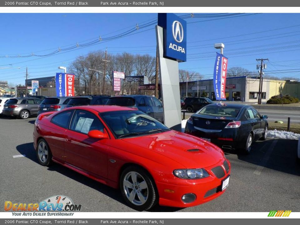 2006 Pontiac GTO Coupe Torrid Red / Black Photo #1