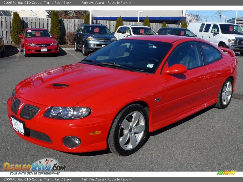2006 Pontiac GTO Coupe Torrid Red / Black Photo #5