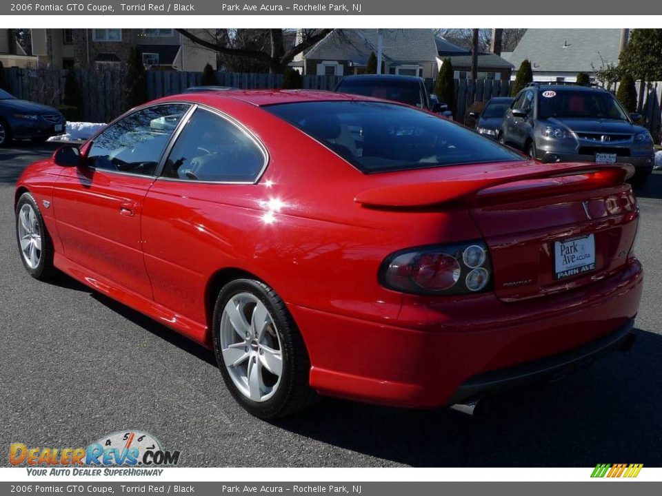 2006 Pontiac GTO Coupe Torrid Red / Black Photo #8