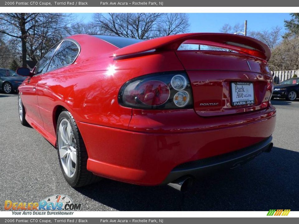 2006 Pontiac GTO Coupe Torrid Red / Black Photo #9
