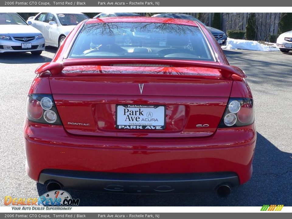 2006 Pontiac GTO Coupe Torrid Red / Black Photo #10
