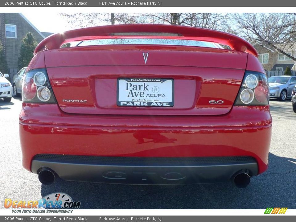 2006 Pontiac GTO Coupe Torrid Red / Black Photo #11