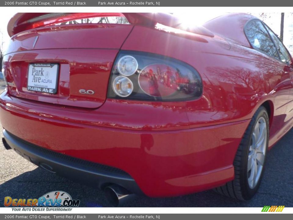 2006 Pontiac GTO Coupe Torrid Red / Black Photo #13