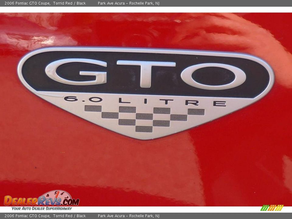 2006 Pontiac GTO Coupe Torrid Red / Black Photo #15