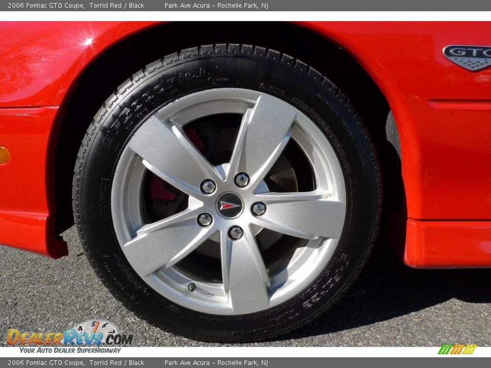 2006 Pontiac GTO Coupe Torrid Red / Black Photo #18
