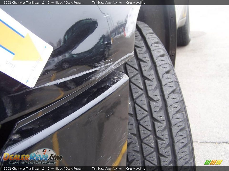 2002 Chevrolet TrailBlazer LS Onyx Black / Dark Pewter Photo #3