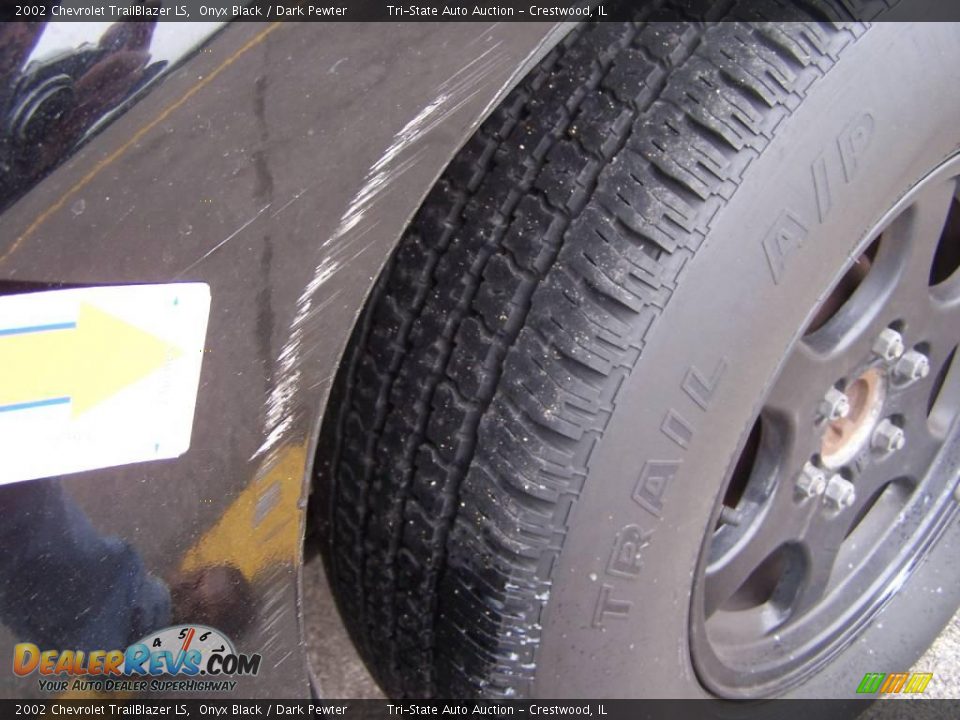 2002 Chevrolet TrailBlazer LS Onyx Black / Dark Pewter Photo #13