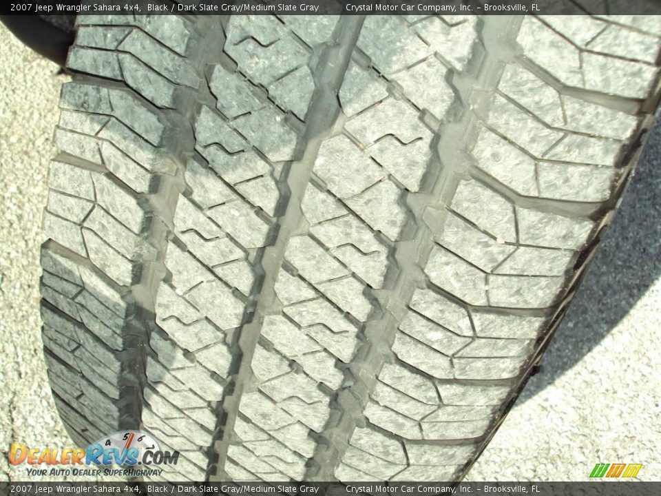 2007 Jeep Wrangler Sahara 4x4 Black / Dark Slate Gray/Medium Slate Gray Photo #14