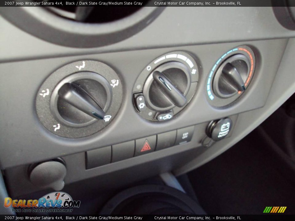 2007 Jeep Wrangler Sahara 4x4 Black / Dark Slate Gray/Medium Slate Gray Photo #19