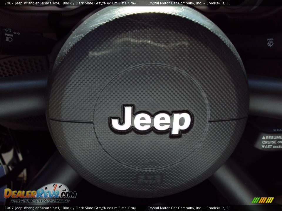 2007 Jeep Wrangler Sahara 4x4 Black / Dark Slate Gray/Medium Slate Gray Photo #20