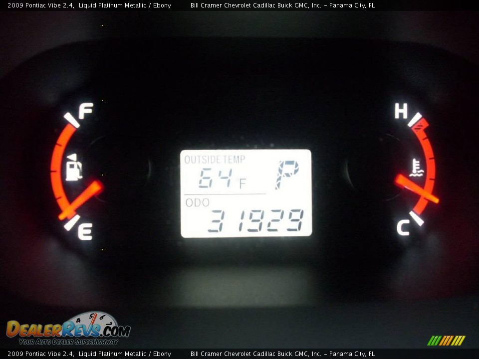 2009 Pontiac Vibe 2.4 Liquid Platinum Metallic / Ebony Photo #4