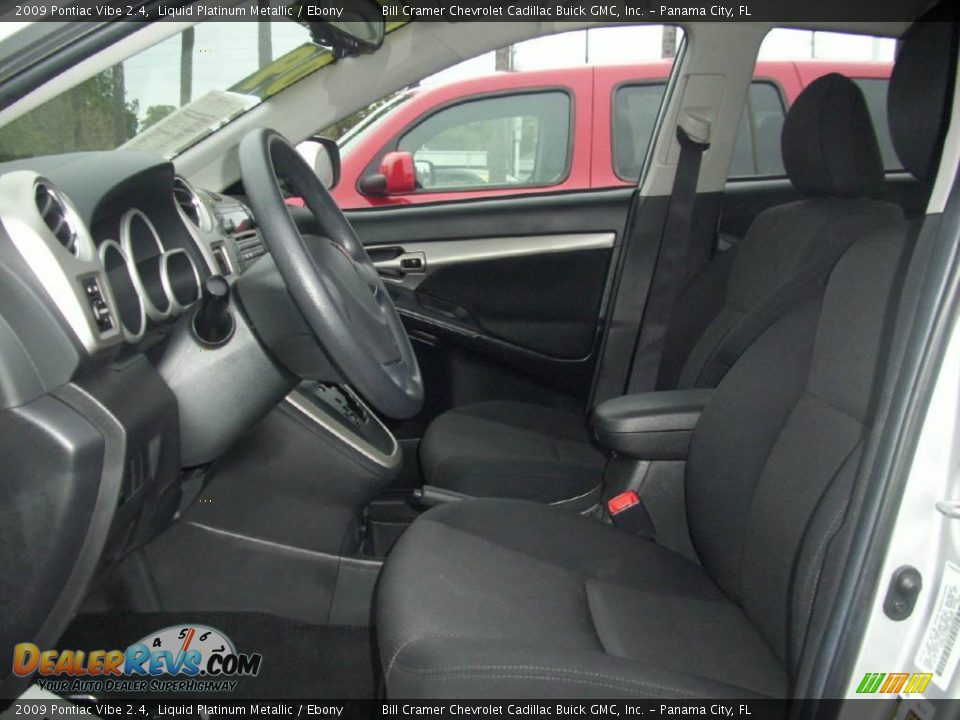 2009 Pontiac Vibe 2.4 Liquid Platinum Metallic / Ebony Photo #7