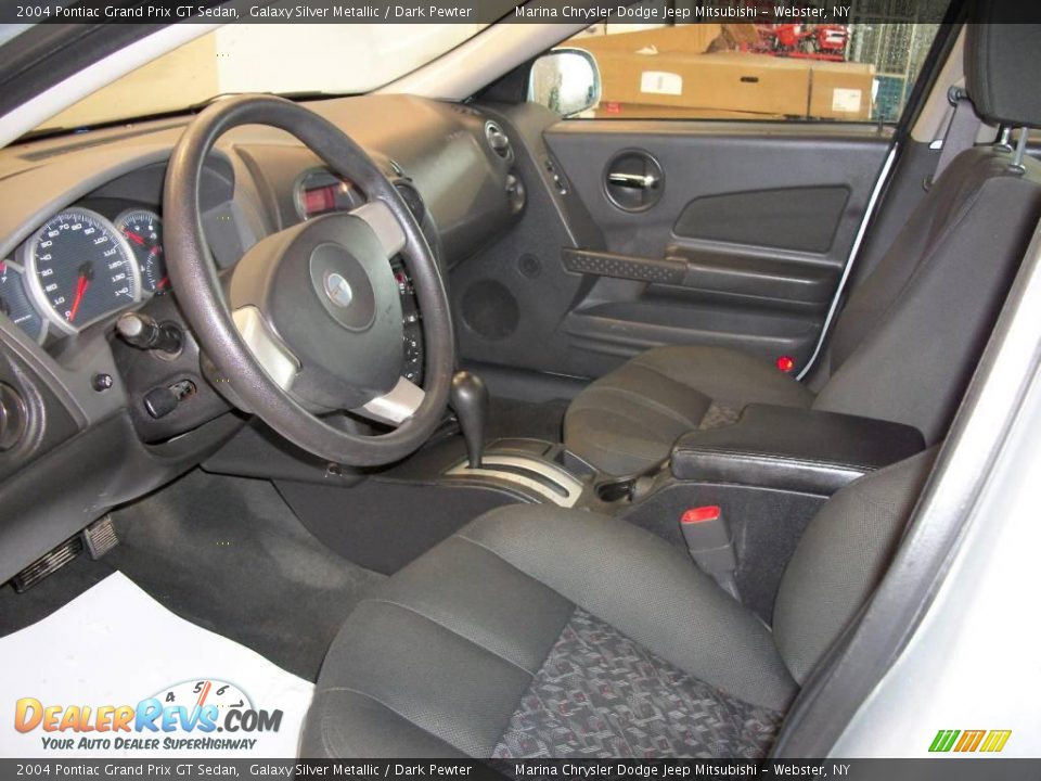 2004 Pontiac Grand Prix GT Sedan Galaxy Silver Metallic / Dark Pewter Photo #9