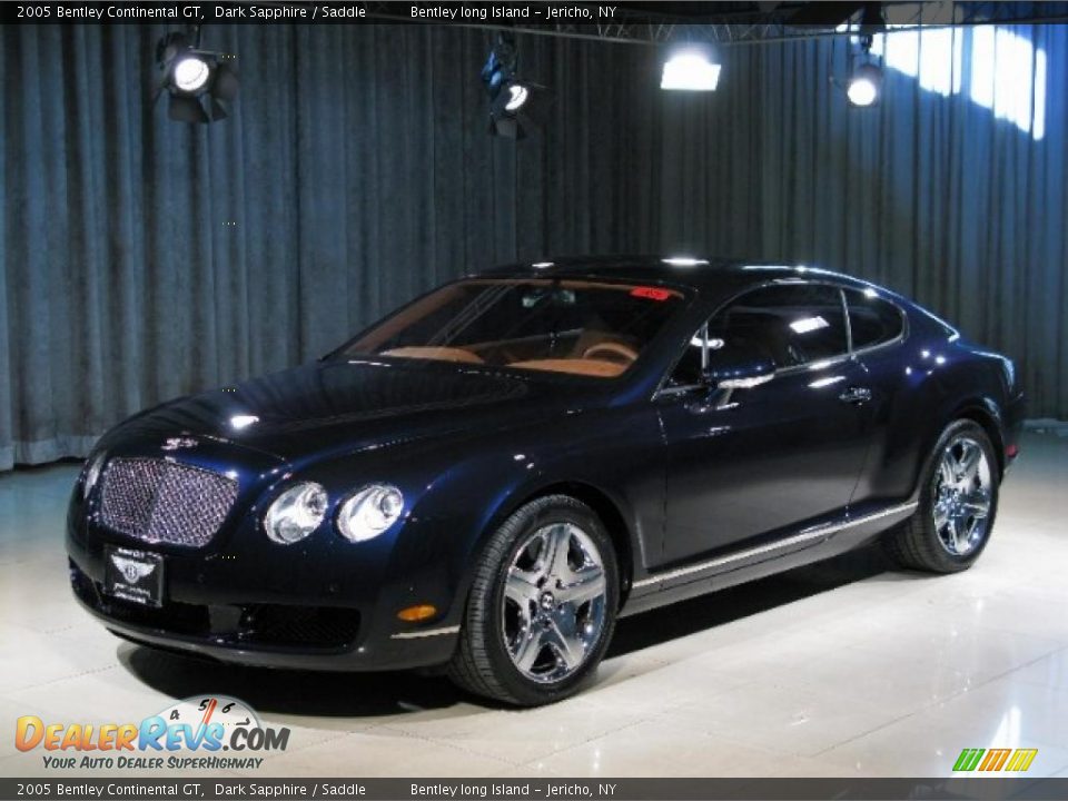 2005 Bentley Continental GT Dark Sapphire / Saddle Photo #1