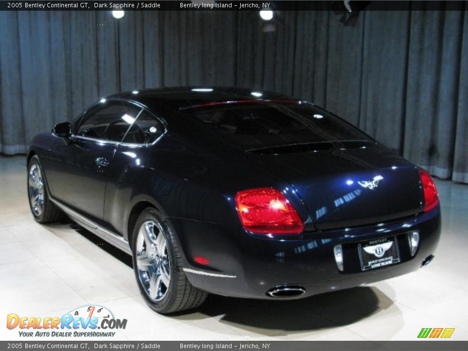 2005 Bentley Continental GT Dark Sapphire / Saddle Photo #2